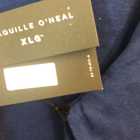 SHAQUILLE O’NEAL NEW With TAGS  Men's XLG COTTON BLEND Blue Pit to Pit 21 1/2" - Picture 6 of 10